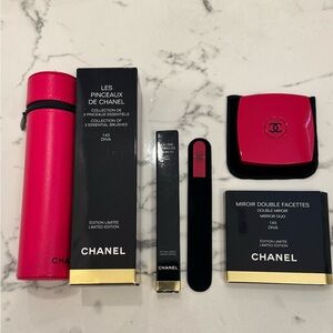 CHANEL les pinceaux de chanel DIVA full set (brush+mirror+file) NIB
